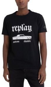 T-SHIRT REPLAY WITH CAR PRINT M6480 .000.22662G 098 