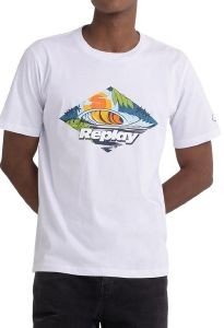 T-SHIRT REPLAY WITH PRINT WAVE M6496 .000.23062 001  (XXL)