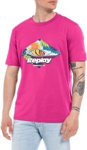 T-SHIRT REPLAY WITH PRINT WAVE M6496 .000.23062 370 