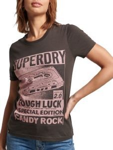T-SHIRT SUPERDRY OVIN VINTAGE LO-FI POSTER W1011090A  (M)