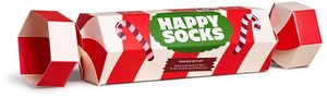  HAPPY SOCKS HOLIDAY STRIPED CRACKER P001738 GIFT BOX