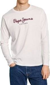 ΜΠΛΟΥΖΑ ΜΑΚΡΥΜΑΝΙΚΗ PEPE JEANS EGGO PM508209 800 ΛΕΥΚΟ