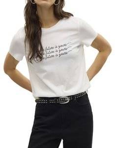 T-SHIRT VERO MODA VMVIVA MAKE THE FUTURE IS YO 10322077 