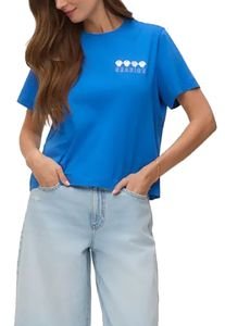 T-SHIRT VERO MODA VMGINA SEASIDE 10341996 ���� ���� (XS)