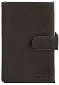  SAMSONITE ALU FIT 202 SLIDE-UP WALLET DARK BROWN