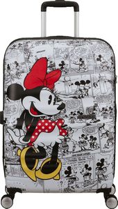 ������� AMERICAN TOURISTER  DISNEY WAVEBRAKER MEDIUM SPINNER 67/26 MINNIE COMICS WHITE