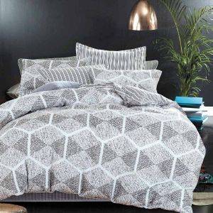 ΚΟΥΒΕΡΛΙ ΥΠΕΡΔΙΠΛΟ+ΣΕΝΤΟΝΙΑ ΠΑΛΑΜΑΙΚΗ BED IN A BAG B0680 ΓΚΡΙ 5TMX 230X260CM