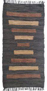   LEATHER RUGS ETHNIC 150618/15 BROWN MULTI  70X130CM