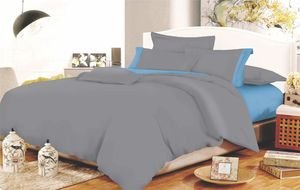    COTTON LINE GREY/SKY BLUE  4   (220X240CM)