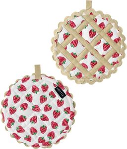    KENTIA STRAWBERRY PIE ECRU/RED 2