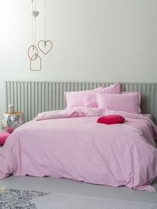 ΠΑΠΛΩΜΑΤΟΘΗΚΗ ΥΠΕΡΔΙΠΛΗ PALAMAIKI HOME PON-PON LILAC (230X240CM)