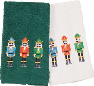 DAS HOME CHRISTMAS  0811 GREEN/WHITE 30X50CM 2