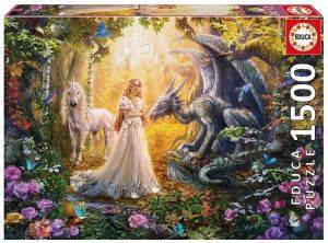 EDUCA PUZZLE DRAGON, PRINCESS AND UNICORN 1500TMX NEO [�.017.696]
