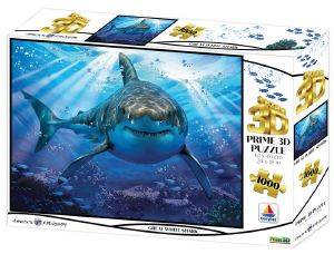 WHITE GREAT SHARK PRIME 3D 1000 