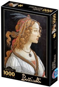 SANDRO BOTTICELLI-IDEALISED PORTRAIT OF A LADY D-TOYS 1000  [72672-03]