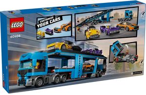 LEGO CITY CAR TRANSPORTER TRUCK WITH SPORTS CARS [60408]