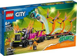 LEGO CITY STUNT TRUCK & RING OF FIRE CHALLENGE [60357]