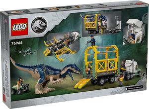 LEGO JURASSIC WORLD DINOSAUR MISSIONS: ALLOSAURUS TRANSPORT TRUCK [76966]