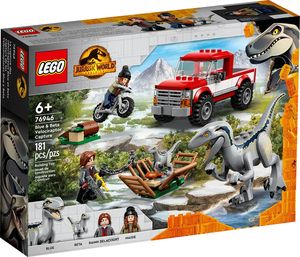 LEGO JURASSIC WORLD BLUE & BETA VELOCIRAPTOR CAPTURE [76946]