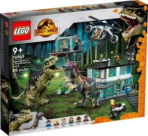 LEGO JURASSIC WORLD GIGANOTOSAURUS & THERIZINOSAURUS ATTACK [76949]