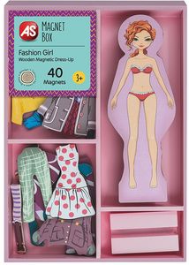    MAGNET BOX 40 FASHION GIRL DRESS-UP (3+)