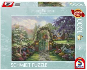 HUMMINGBIRD COTTAGE - THOMAS KINKADE SCHMIDT 1000  [59940]