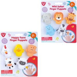  PLAYGO HAPPY FINGER PUPPETS - HAPPY FARM [1880]