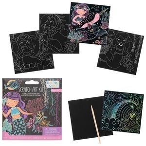  STEPHEN JOSEPH SCRATCH KIT ART, MERMAID