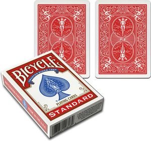  BICYCLE DOUBLE BACK RED/RED