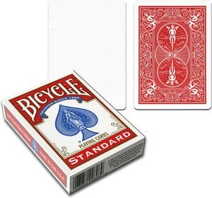  BICYCLE BLANK FACE RED BACK