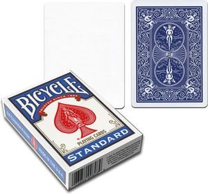  BICYCLE BLANK FACE BLUE BACK