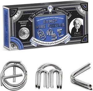 EINSTEIN'S E=MC METAL PUZZLES PROFESSOR PUZZLE