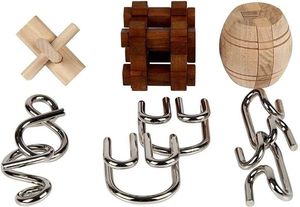 SET OF 6 OF THE BEST PUZZLES MENSA