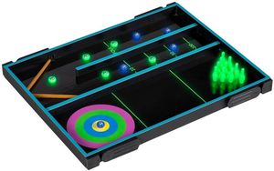 ΕΠΙΤΡΑΠΕΖΙΟ LUNA ΝΕΟΝ 4 ΣΕ 1