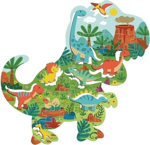 PUZZLE LUNA ΔΕΙΝΟΣΑΥΡΟΙ 48 ΤΜΧ ΜΕ 8 ΣΧΗΜΑΤΑ