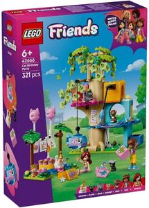 LEGO FRIENDS CAT BIRTHDAY PARTY & TREE HOUSE [42666]