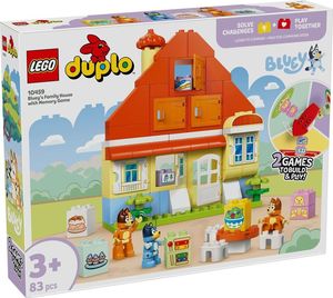 LEGO DUPLO BLUEY'S FAMILY HOUSE WITH MEMORY GAME [10459]
