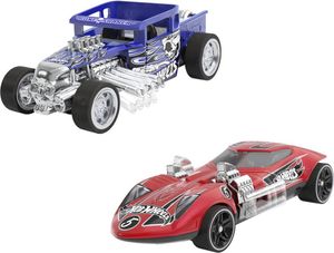 HOT WHEELS: PULL-BACK SPEEDERS - BONE SHAKER & TWIN MILL [HPR92]