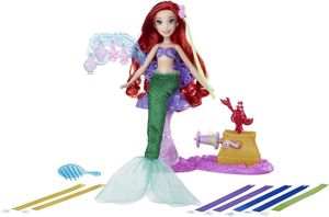 DISNEY PRINCESS DELUXE HAIR PLAY FASHION DOLL ASST ARIEL'S ROYAL RIBBON SALON [B6835]