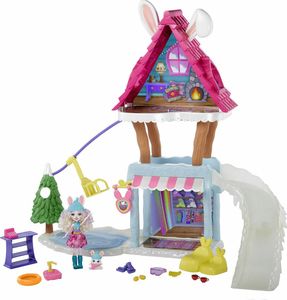 ENCHANTIMALS HOPPIN SKI CHALET PLAYSET [GJX50]