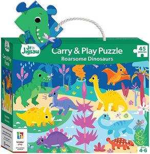 CARRY & PLAY JUNIOR JIGSAW ROARSOME DINOSAURS