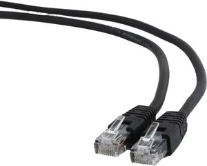 CABLEXPERT PP6U-0.25M/BK UTP CAT6 PATCH CORD 0.25M BLACK