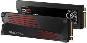 SSD SAMSUNG MZ-V9P2T0GW 990 PRO 2TB NVME PCIE GEN 4.0 X4 M.2 2280 WITH HEATSINK