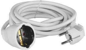 HAMA 47865  PROFI EARTHED EXTENSION CABLE 3 M WHITE