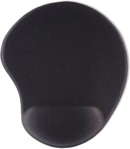 HAMA 126855 ERGONOMIC MOUSE PAD MINI WITH GEL WRIST REST BLACK