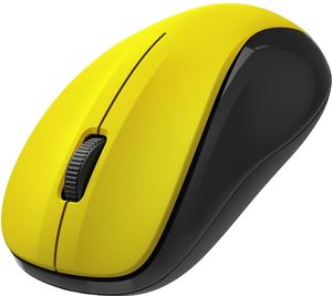 HAMA 173023 MW-300 V2 OPTICAL 3-BUTTON WIRELESS MOUSE, QUIET, USB RECEIVER, YELLOW