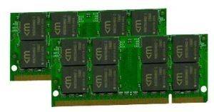 MUSHKIN 996559 4GB (2X2GB) SO-DIMM DDR2 PC2-5300 667MHZ DUAL CHANNEL KIT