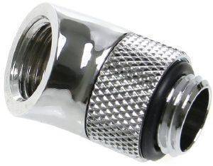 BITSPOWER ROTARY 1/4 TO IG 1/4 INCH 45 DEGREE ROTATING SHINY SILVER