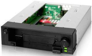 RAIDSONIC ICY DOCK MB971SP-B DUOSWAP 2.5''/3.5'' SATA HOT SWAP DRIVE CADDY BLACK
