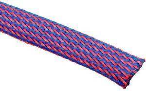 TECHFLEX FLEXO PET SLEEVE 13MM BLUE/RED 1M